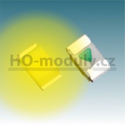 SMD LED dioda 0603 – žlutá