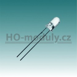 LED dioda 3 mm – bílá