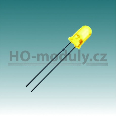 LED dioda 3 mm – žlutá