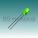 LED dioda 3 mm – zelená