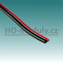 Kabel 2x1,5 mm – červeno-černý