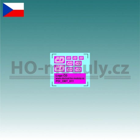 Obtisk logo ČD