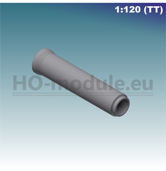 Betonová trubka dlouhá