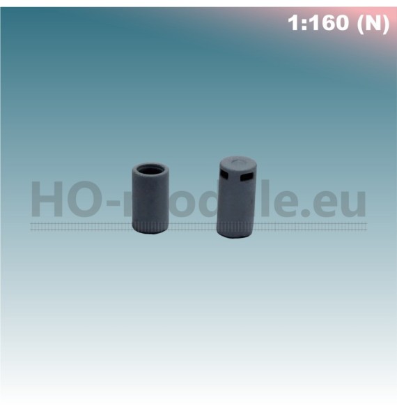 Betonový odpadní koš I