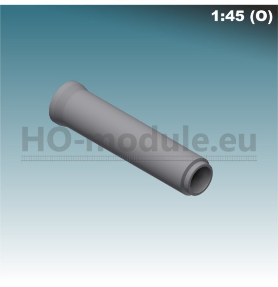 Betonová trubka dlouhá