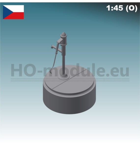 Betonová skruž s pumpou – studna