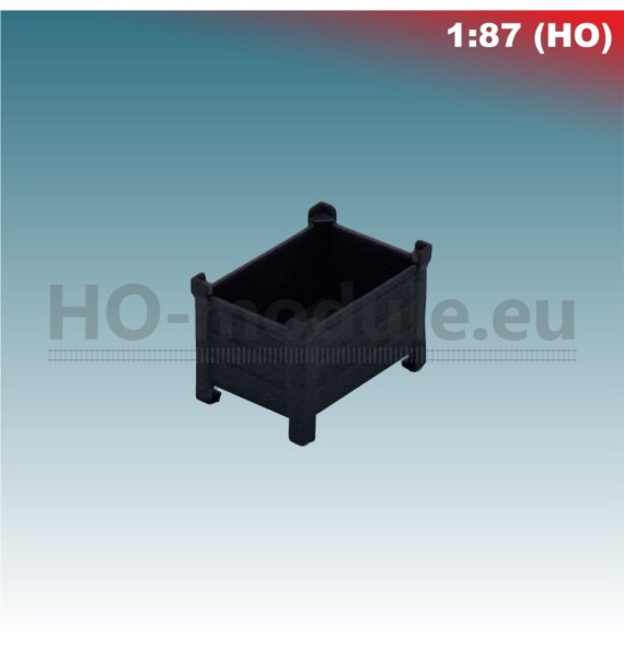 Plechová bedna na šrot