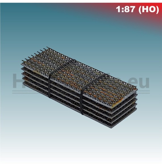 Betonové stropní trámce stohované