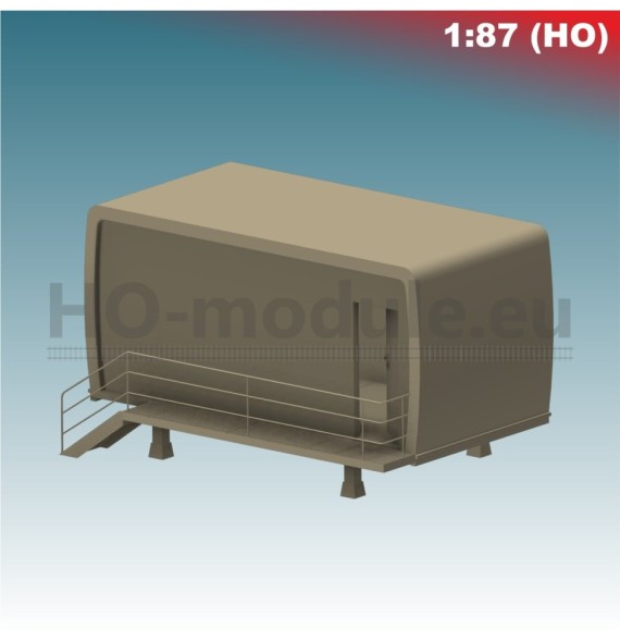 Reléová bouda bez okna