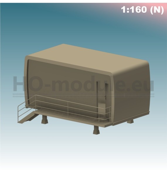 Reléová bouda bez okna