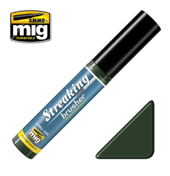 STREAKINGBRUSHER Green-Grey Grime