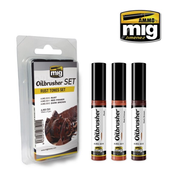 Rust Tones OILBRUSHER SET