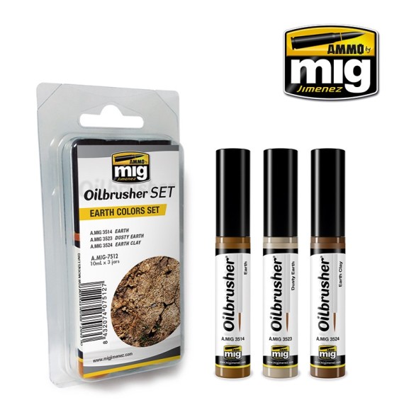 Earth Colors OILBRUSHER SET
