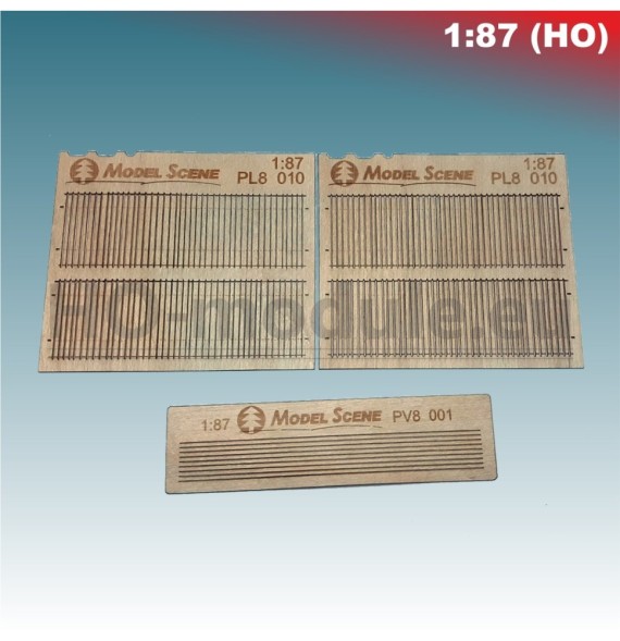 Prkenná ohrada – pravidelná