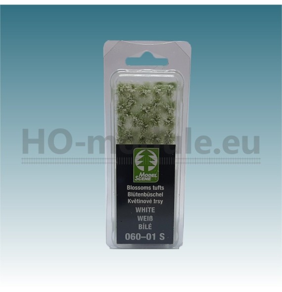 Květinové trsy bílé