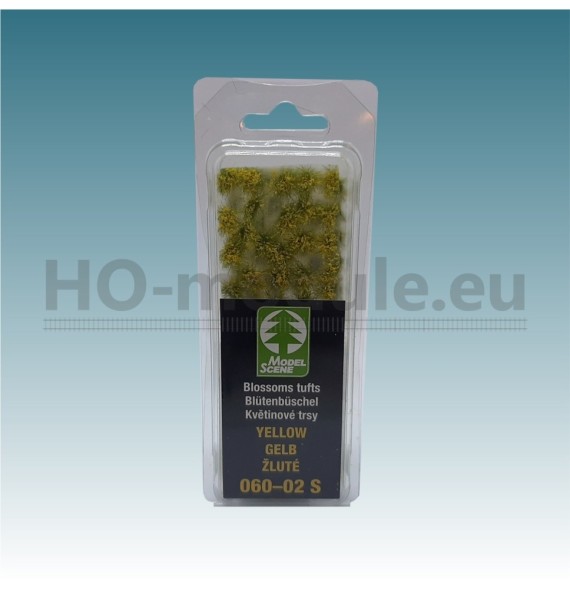 Květinové trsy žluté