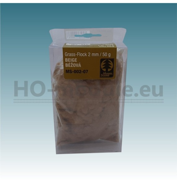 Statická tráva 2 mm – béžová