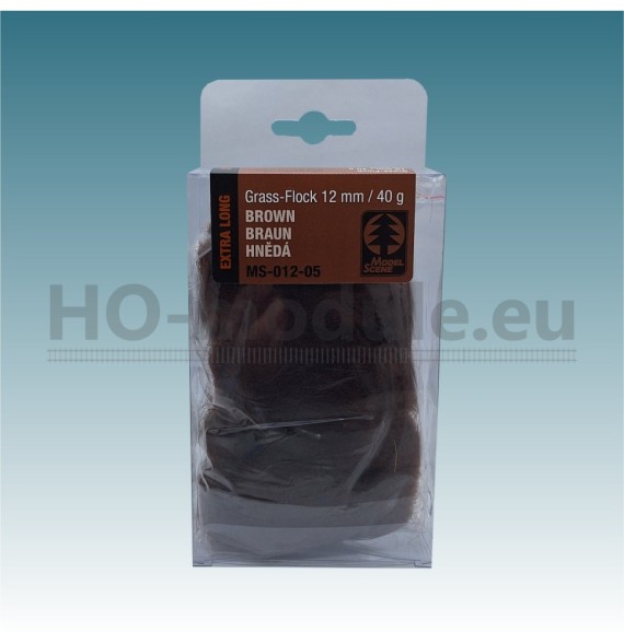 Statická tráva 12 mm – hnědá