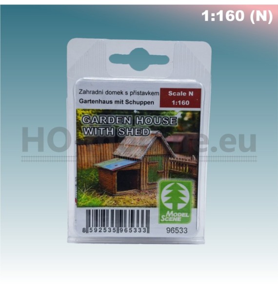 Zahradní domek s přístavkem