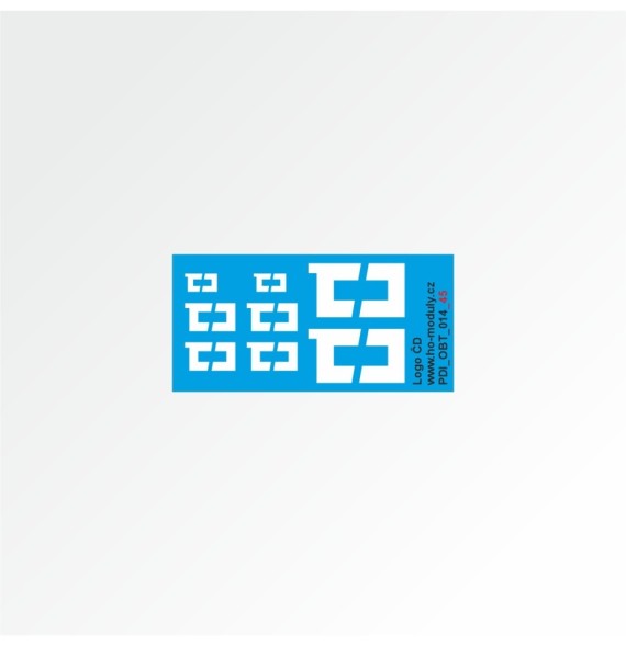 Obtisk logo ČD Cargo