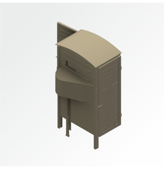 Brzdařská budka dřevěná