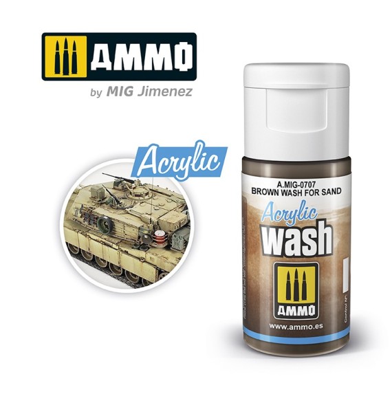 ACRYLIC WASH Brown Wash for Sand