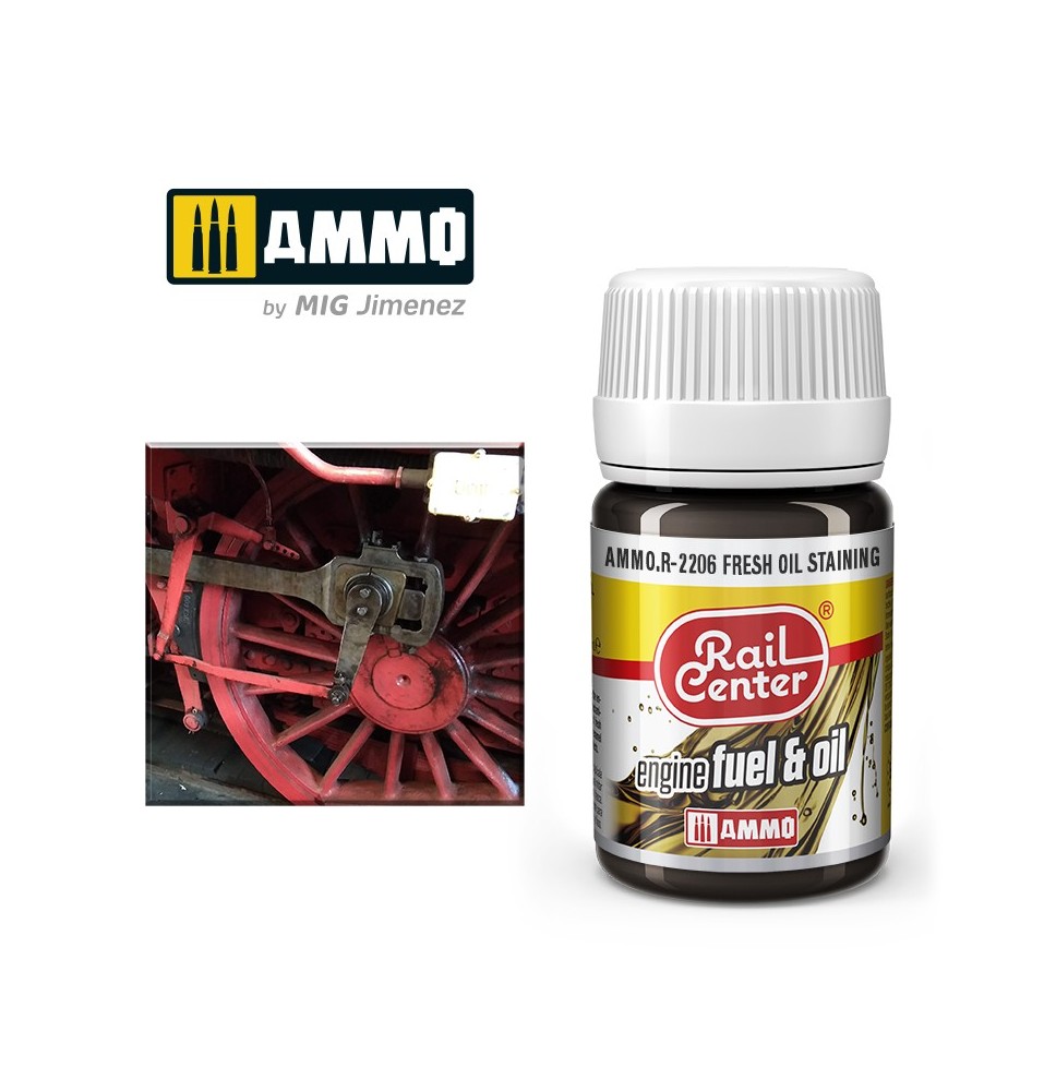 RAIL CENTER Fresh Oil Staining