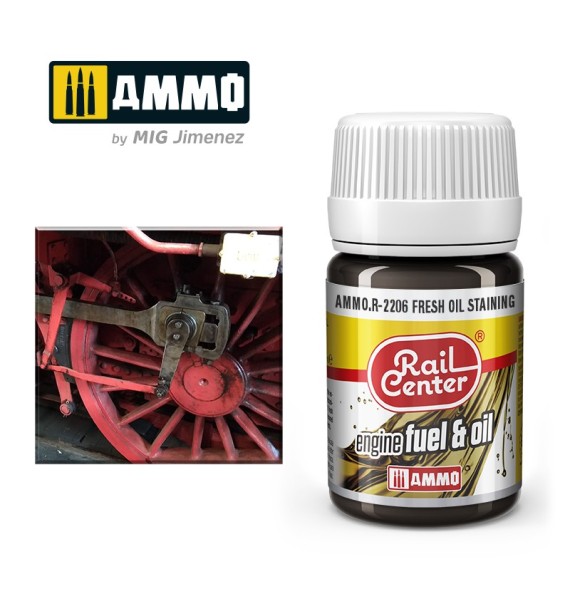 RAIL CENTER Fresh Oil Staining