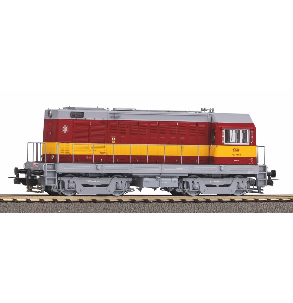 Dieslová lokomotiva 720 ČSD se zvukem