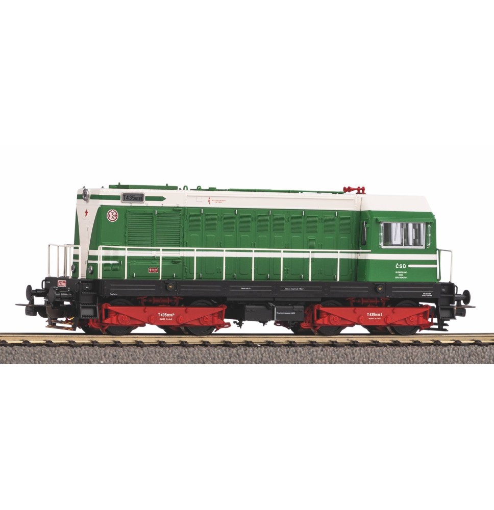 Dieslová lokomotiva T 435 ČSD se zvukem