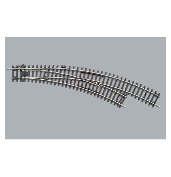 Oblouková výhybka pravá R3 – dřevěné pražce