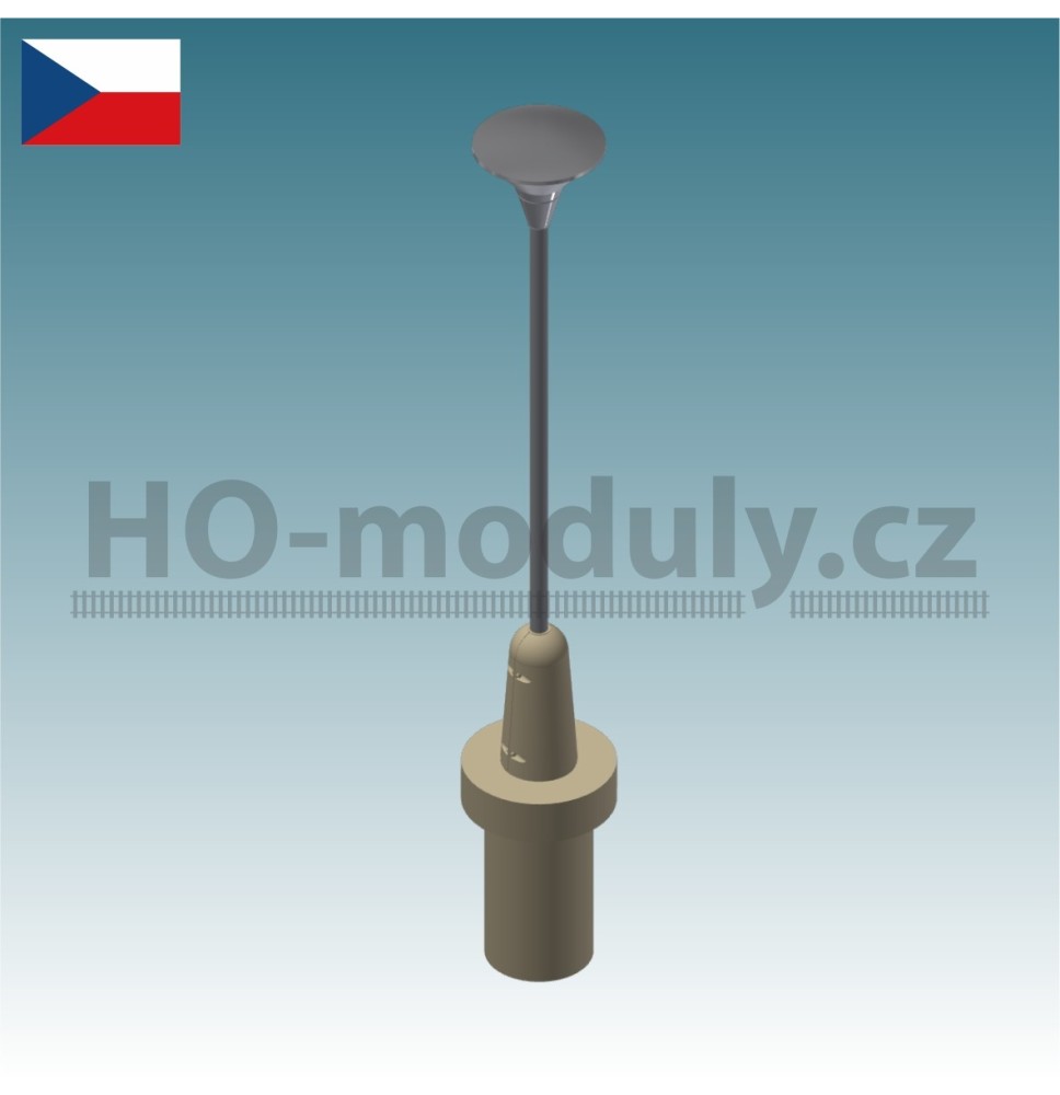 Parková lampa II – kuželové plexisklo