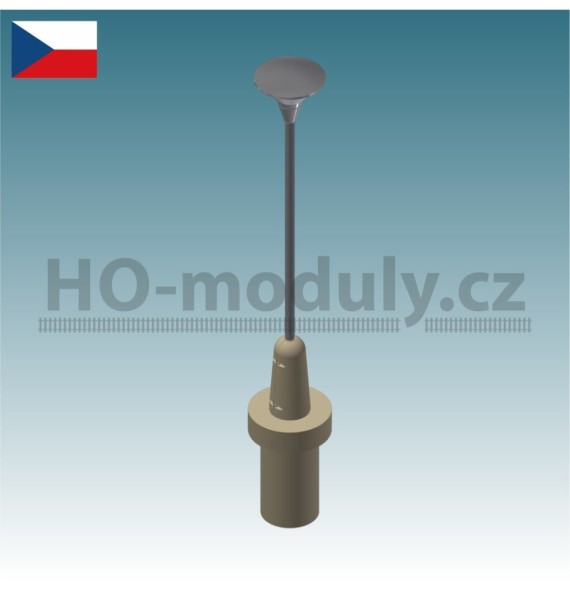 Parková lampa II – kuželové plexisklo