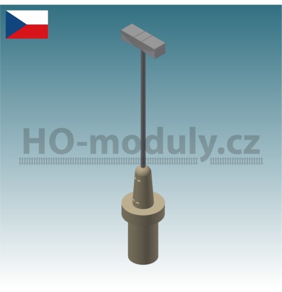 Parková lampa IV – hranatá oboustranná