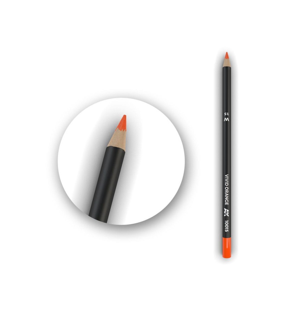 Watercolor Pencil Vivid Orange