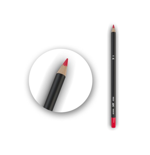 Watercolor Pencil Red