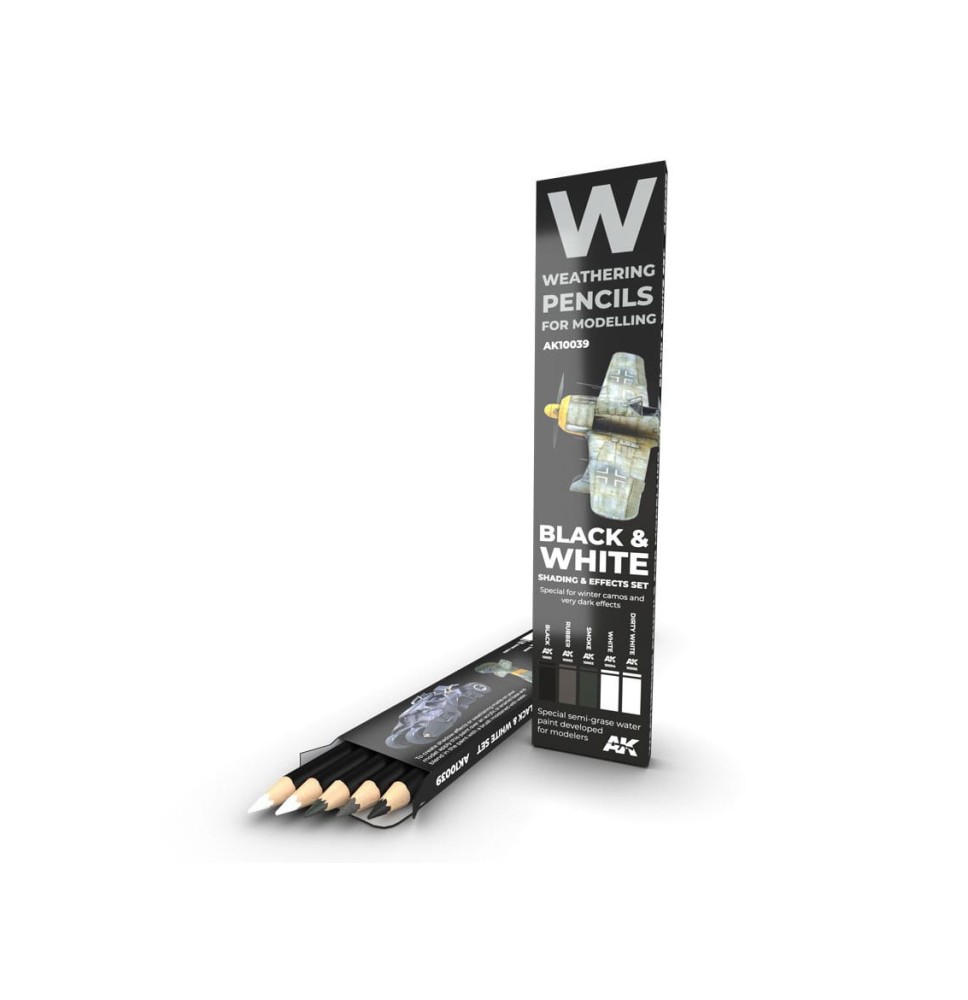 Watercolor Pencil set – Black And White