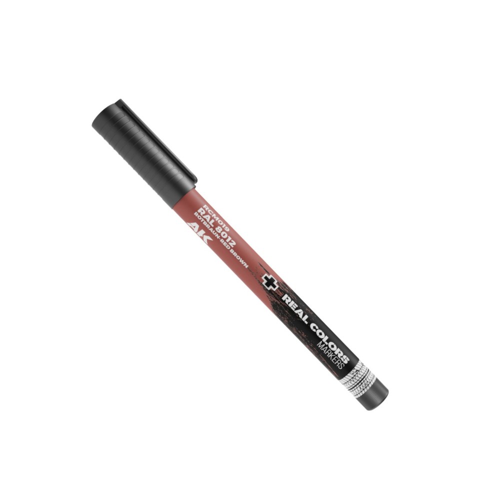 Real Colors Marker – Red Brown RAL 8012