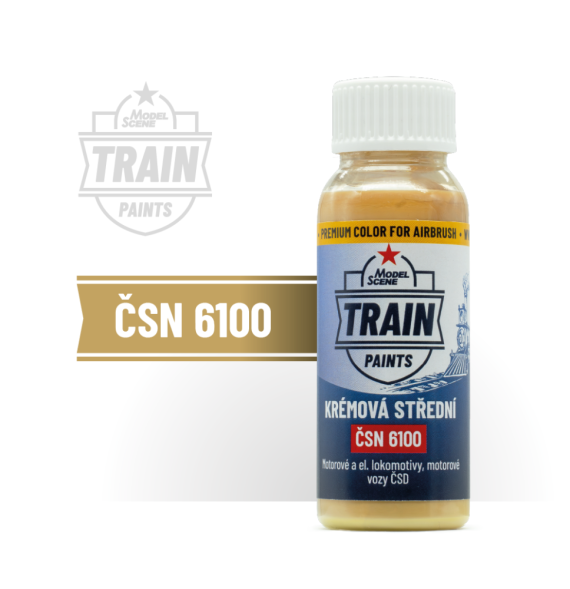 MS Train Paints – Krémová střední / Slonová kost ČSN 6100