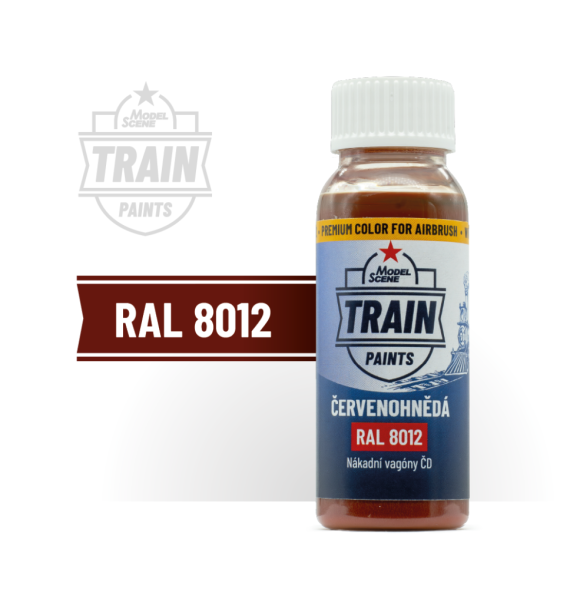 MS Train Paints – Červenohnědá RAL 8012