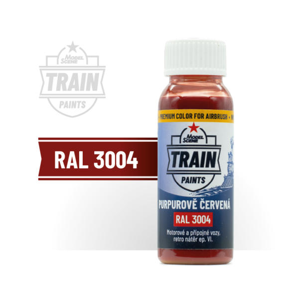 MS Train Paints – Purpurově červená RAL 3004