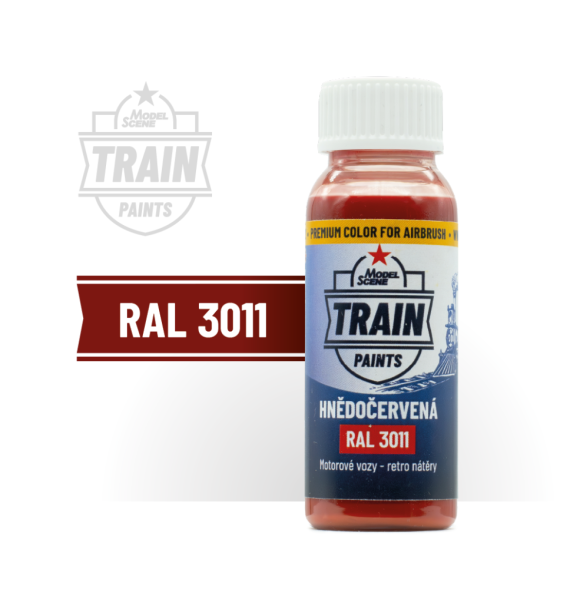 MS Train Paints – Hnědočervená RAL 3001