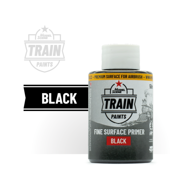 MS Train Paints – Fine Surfacer Primer Black
