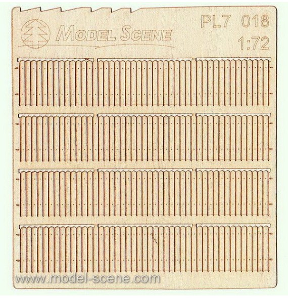 Prkenný plot – nízký