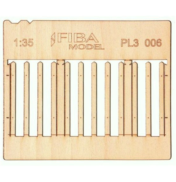 Plaňkový plot slabší