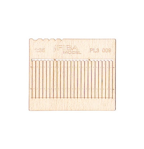 Prkenná ohrada – špičatý okraj