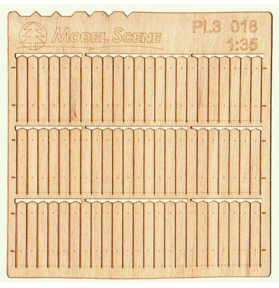 Prkenný plot – nízký