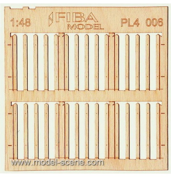 Plaňkový plot slabší