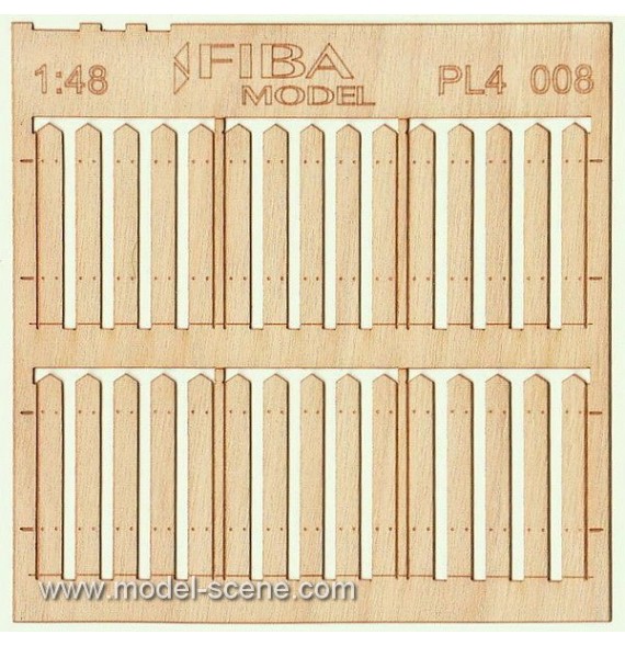 Prkenný plot – širší prkna