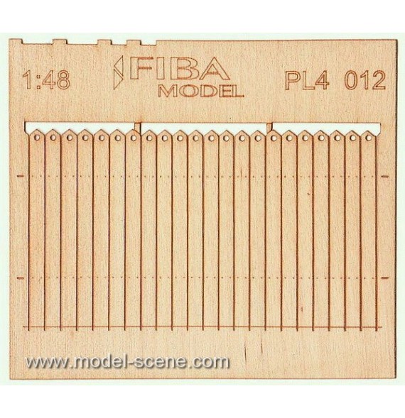 Prkenná ohrada – zdobené okraje